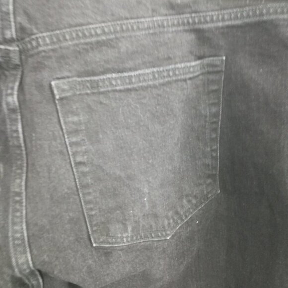 Abercrombie & Fitch The 90s Straight Ultra High Rise Black Jeans Size 37 24 Long - Picture 8 of 12